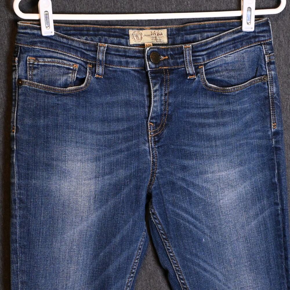 Fat Face Women's 10R (29x30) Boot Cut Distressed Denim Jeans